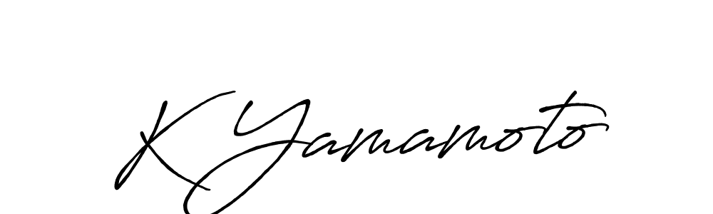 How to make K Yamamoto signature? Antro_Vectra_Bolder is a professional autograph style. Create handwritten signature for K Yamamoto name. K Yamamoto signature style 7 images and pictures png