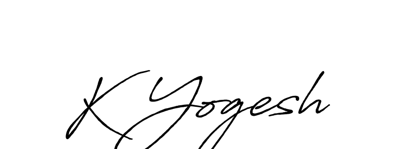 How to Draw K Yogesh signature style? Antro_Vectra_Bolder is a latest design signature styles for name K Yogesh. K Yogesh signature style 7 images and pictures png