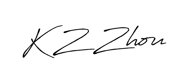 Make a short K Z Zhou signature style. Manage your documents anywhere anytime using Antro_Vectra_Bolder. Create and add eSignatures, submit forms, share and send files easily. K Z Zhou signature style 7 images and pictures png