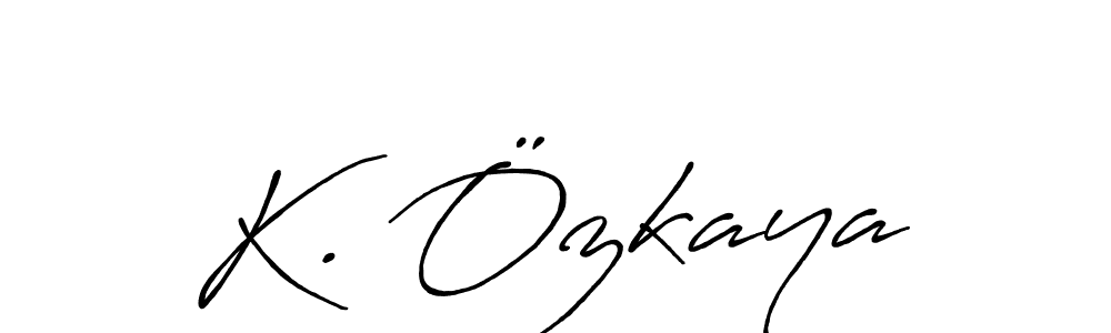 Make a short K. Özkaya signature style. Manage your documents anywhere anytime using Antro_Vectra_Bolder. Create and add eSignatures, submit forms, share and send files easily. K. Özkaya signature style 7 images and pictures png