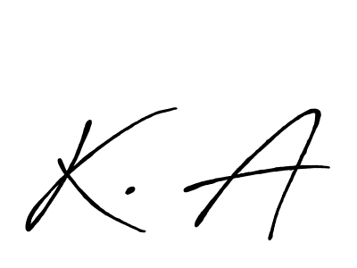 Once you've used our free online signature maker to create your best signature Antro_Vectra_Bolder style, it's time to enjoy all of the benefits that K. A name signing documents. K. A signature style 7 images and pictures png