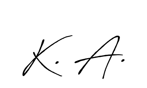 Once you've used our free online signature maker to create your best signature Antro_Vectra_Bolder style, it's time to enjoy all of the benefits that K. A. name signing documents. K. A. signature style 7 images and pictures png