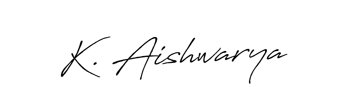 You should practise on your own different ways (Antro_Vectra_Bolder) to write your name (K. Aishwarya) in signature. don't let someone else do it for you. K. Aishwarya signature style 7 images and pictures png