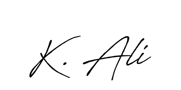 It looks lik you need a new signature style for name K. Ali. Design unique handwritten (Antro_Vectra_Bolder) signature with our free signature maker in just a few clicks. K. Ali signature style 7 images and pictures png