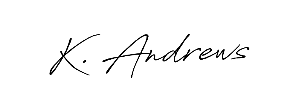 Make a beautiful signature design for name K. Andrews. Use this online signature maker to create a handwritten signature for free. K. Andrews signature style 7 images and pictures png