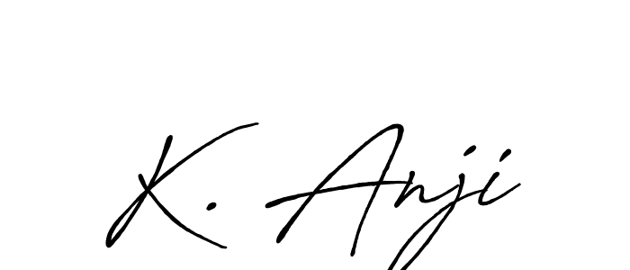 Check out images of Autograph of K. Anji name. Actor K. Anji Signature Style. Antro_Vectra_Bolder is a professional sign style online. K. Anji signature style 7 images and pictures png