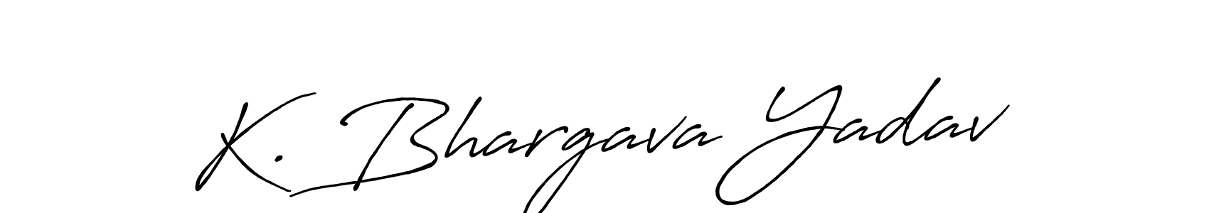 Here are the top 10 professional signature styles for the name K. Bhargava Yadav. These are the best autograph styles you can use for your name. K. Bhargava Yadav signature style 7 images and pictures png