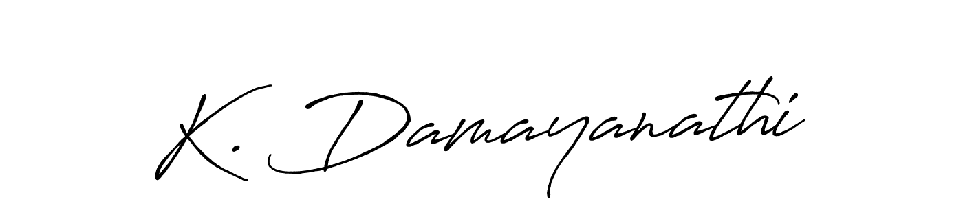 See photos of K. Damayanathi official signature by Spectra . Check more albums & portfolios. Read reviews & check more about Antro_Vectra_Bolder font. K. Damayanathi signature style 7 images and pictures png