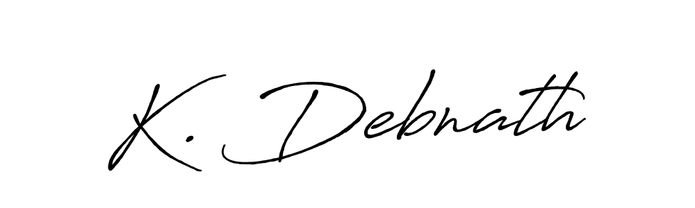 Best and Professional Signature Style for K. Debnath. Antro_Vectra_Bolder Best Signature Style Collection. K. Debnath signature style 7 images and pictures png