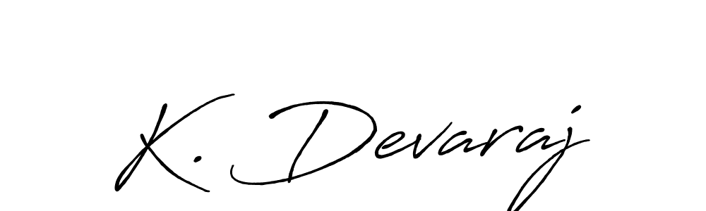 Also we have K. Devaraj name is the best signature style. Create professional handwritten signature collection using Antro_Vectra_Bolder autograph style. K. Devaraj signature style 7 images and pictures png