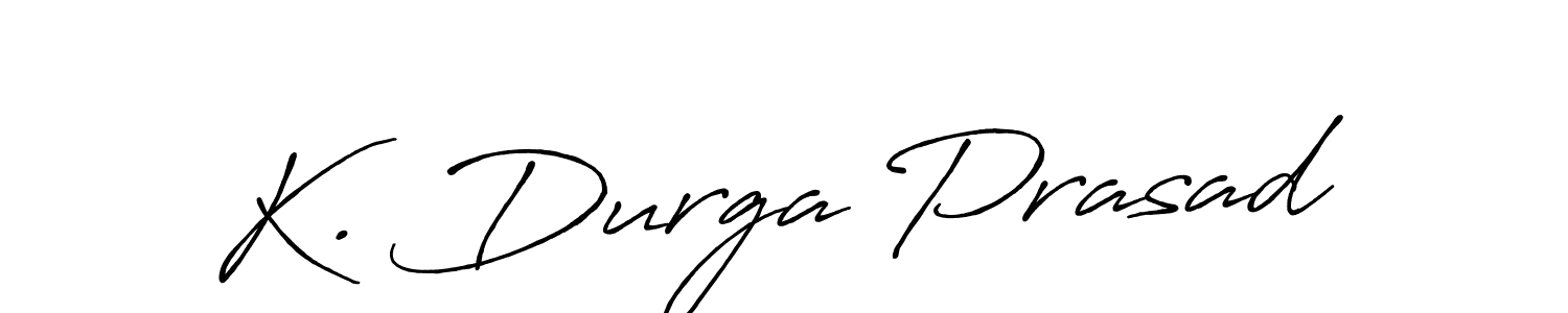 How to make K. Durga Prasad signature? Antro_Vectra_Bolder is a professional autograph style. Create handwritten signature for K. Durga Prasad name. K. Durga Prasad signature style 7 images and pictures png