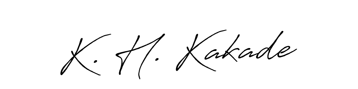 How to Draw K. H. Kakade signature style? Antro_Vectra_Bolder is a latest design signature styles for name K. H. Kakade. K. H. Kakade signature style 7 images and pictures png