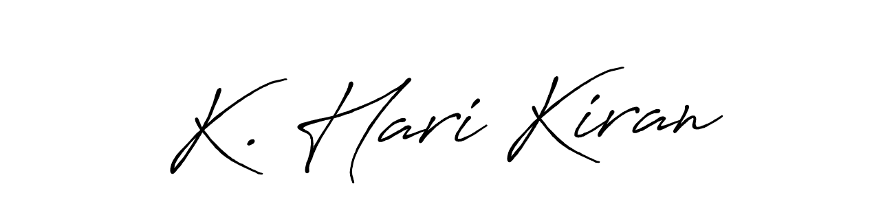 How to make K. Hari Kiran signature? Antro_Vectra_Bolder is a professional autograph style. Create handwritten signature for K. Hari Kiran name. K. Hari Kiran signature style 7 images and pictures png