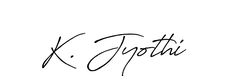 You should practise on your own different ways (Antro_Vectra_Bolder) to write your name (K. Jyothi) in signature. don't let someone else do it for you. K. Jyothi signature style 7 images and pictures png