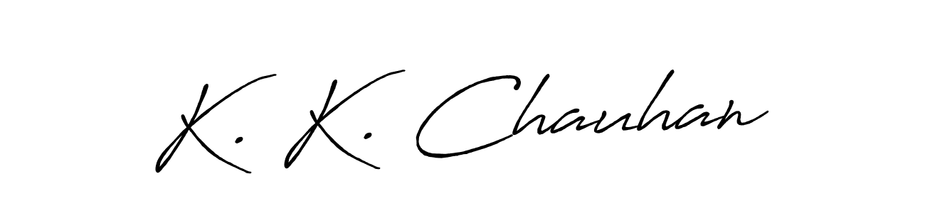 You can use this online signature creator to create a handwritten signature for the name K. K. Chauhan. This is the best online autograph maker. K. K. Chauhan signature style 7 images and pictures png