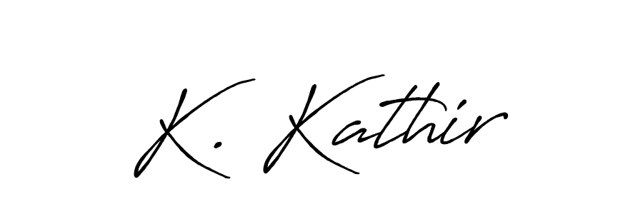 Best and Professional Signature Style for K. Kathir. Antro_Vectra_Bolder Best Signature Style Collection. K. Kathir signature style 7 images and pictures png