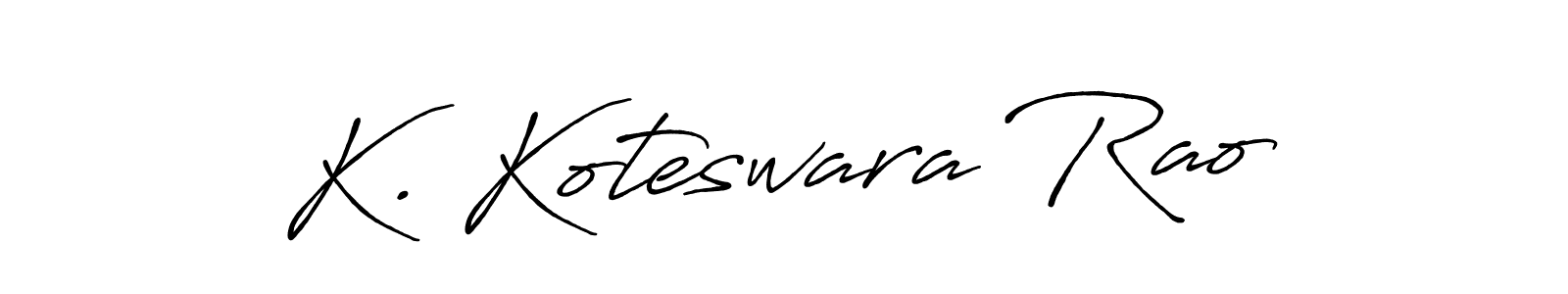 You can use this online signature creator to create a handwritten signature for the name K. Koteswara Rao. This is the best online autograph maker. K. Koteswara Rao signature style 7 images and pictures png