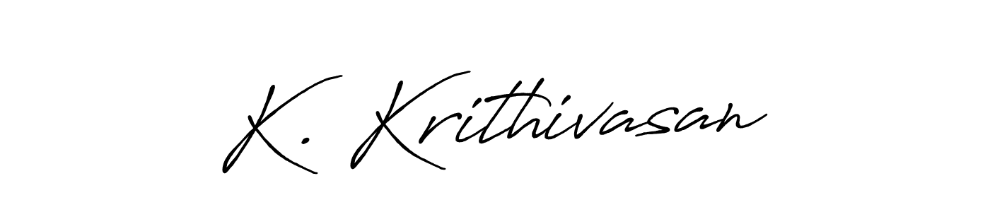 K. Krithivasan stylish signature style. Best Handwritten Sign (Antro_Vectra_Bolder) for my name. Handwritten Signature Collection Ideas for my name K. Krithivasan. K. Krithivasan signature style 7 images and pictures png