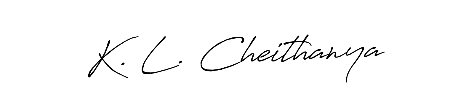 Here are the top 10 professional signature styles for the name K. L. Cheithanya. These are the best autograph styles you can use for your name. K. L. Cheithanya signature style 7 images and pictures png