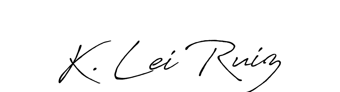 You can use this online signature creator to create a handwritten signature for the name K. Lei Ruiz. This is the best online autograph maker. K. Lei Ruiz signature style 7 images and pictures png