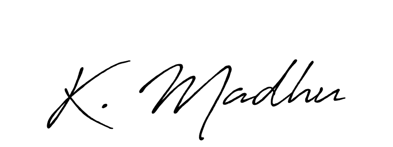 Once you've used our free online signature maker to create your best signature Antro_Vectra_Bolder style, it's time to enjoy all of the benefits that K. Madhu name signing documents. K. Madhu signature style 7 images and pictures png