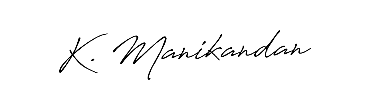 Best and Professional Signature Style for K. Manikandan. Antro_Vectra_Bolder Best Signature Style Collection. K. Manikandan signature style 7 images and pictures png