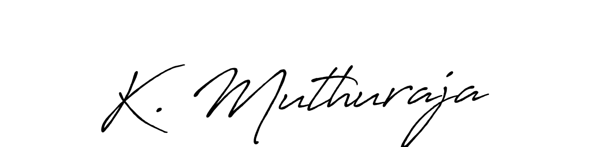 Similarly Antro_Vectra_Bolder is the best handwritten signature design. Signature creator online .You can use it as an online autograph creator for name K. Muthuraja. K. Muthuraja signature style 7 images and pictures png