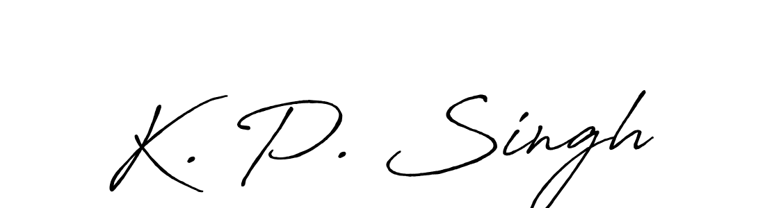 It looks lik you need a new signature style for name K. P. Singh. Design unique handwritten (Antro_Vectra_Bolder) signature with our free signature maker in just a few clicks. K. P. Singh signature style 7 images and pictures png