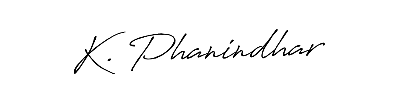 Antro_Vectra_Bolder is a professional signature style that is perfect for those who want to add a touch of class to their signature. It is also a great choice for those who want to make their signature more unique. Get K. Phanindhar name to fancy signature for free. K. Phanindhar signature style 7 images and pictures png