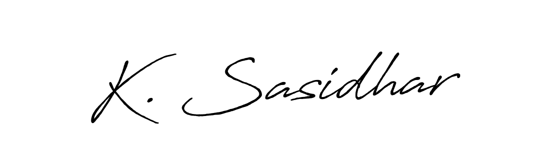 Make a beautiful signature design for name K. Sasidhar. Use this online signature maker to create a handwritten signature for free. K. Sasidhar signature style 7 images and pictures png