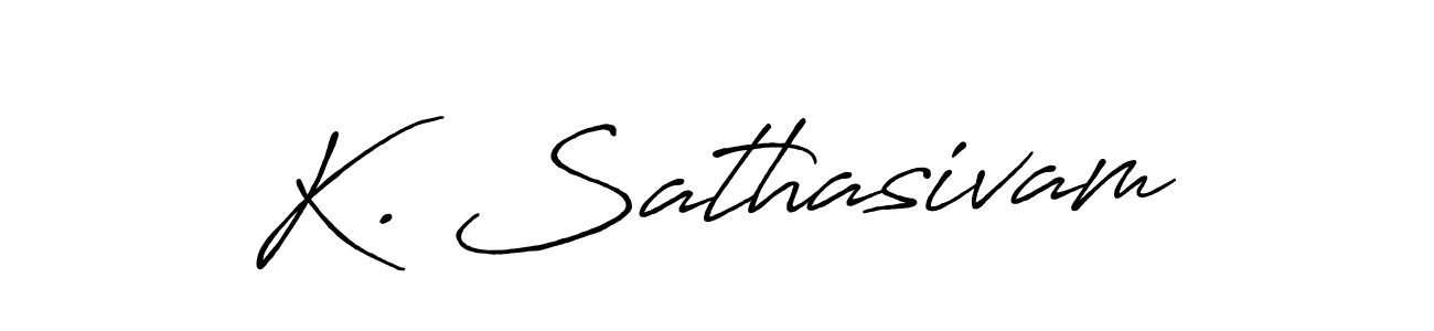 Also You can easily find your signature by using the search form. We will create K. Sathasivam name handwritten signature images for you free of cost using Antro_Vectra_Bolder sign style. K. Sathasivam signature style 7 images and pictures png