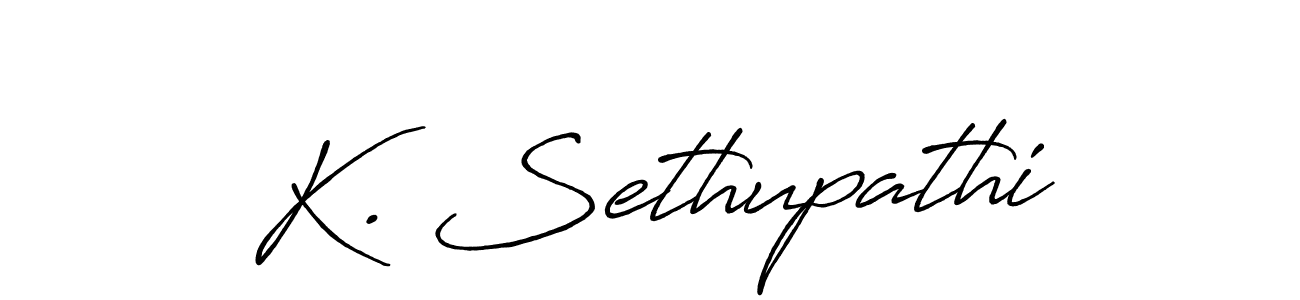 How to Draw K. Sethupathi signature style? Antro_Vectra_Bolder is a latest design signature styles for name K. Sethupathi. K. Sethupathi signature style 7 images and pictures png