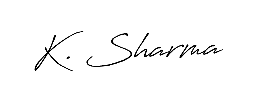 Make a beautiful signature design for name K. Sharma. Use this online signature maker to create a handwritten signature for free. K. Sharma signature style 7 images and pictures png