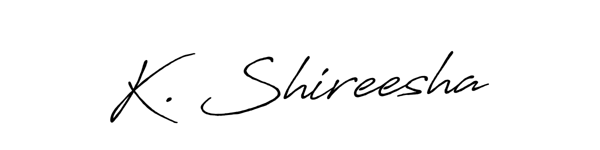 This is the best signature style for the K. Shireesha name. Also you like these signature font (Antro_Vectra_Bolder). Mix name signature. K. Shireesha signature style 7 images and pictures png