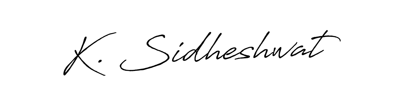 Similarly Antro_Vectra_Bolder is the best handwritten signature design. Signature creator online .You can use it as an online autograph creator for name K. Sidheshwat. K. Sidheshwat signature style 7 images and pictures png