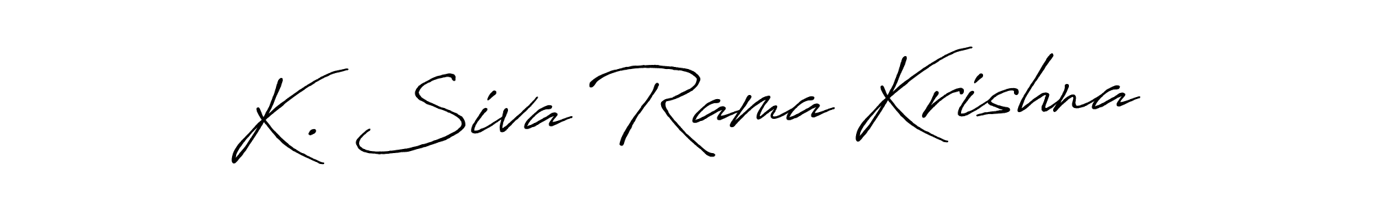 Make a beautiful signature design for name K. Siva Rama Krishna. Use this online signature maker to create a handwritten signature for free. K. Siva Rama Krishna signature style 7 images and pictures png
