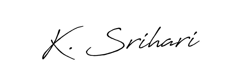 Similarly Antro_Vectra_Bolder is the best handwritten signature design. Signature creator online .You can use it as an online autograph creator for name K. Srihari. K. Srihari signature style 7 images and pictures png