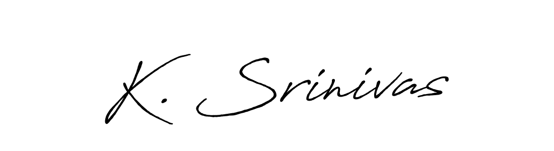 You should practise on your own different ways (Antro_Vectra_Bolder) to write your name (K. Srinivas) in signature. don't let someone else do it for you. K. Srinivas signature style 7 images and pictures png