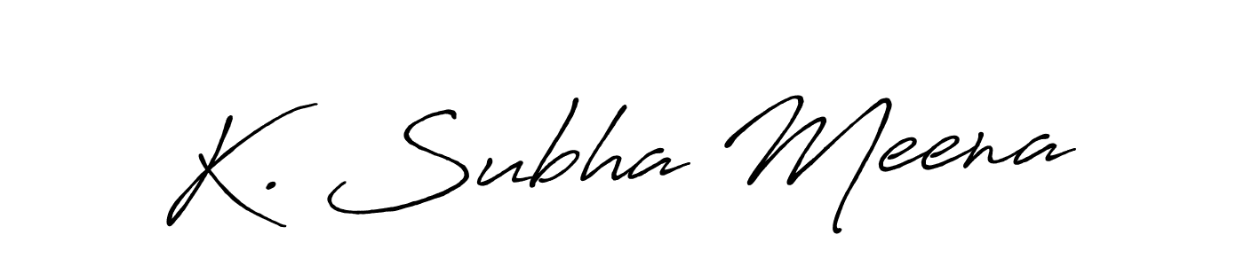 See photos of K. Subha Meena official signature by Spectra . Check more albums & portfolios. Read reviews & check more about Antro_Vectra_Bolder font. K. Subha Meena signature style 7 images and pictures png