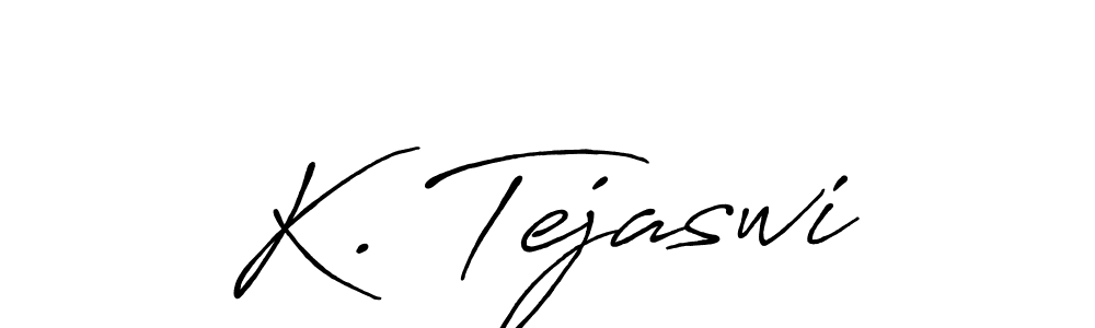 Check out images of Autograph of K. Tejaswi name. Actor K. Tejaswi Signature Style. Antro_Vectra_Bolder is a professional sign style online. K. Tejaswi signature style 7 images and pictures png