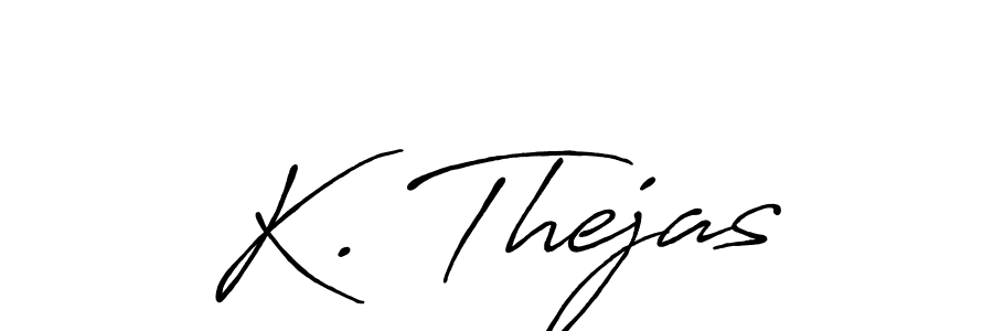 Similarly Antro_Vectra_Bolder is the best handwritten signature design. Signature creator online .You can use it as an online autograph creator for name K. Thejas. K. Thejas signature style 7 images and pictures png