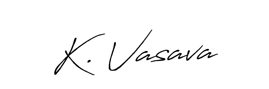 Use a signature maker to create a handwritten signature online. With this signature software, you can design (Antro_Vectra_Bolder) your own signature for name K. Vasava. K. Vasava signature style 7 images and pictures png