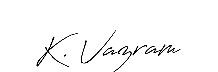 See photos of K. Vazram official signature by Spectra . Check more albums & portfolios. Read reviews & check more about Antro_Vectra_Bolder font. K. Vazram signature style 7 images and pictures png