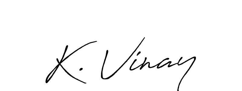 Once you've used our free online signature maker to create your best signature Antro_Vectra_Bolder style, it's time to enjoy all of the benefits that K. Vinay name signing documents. K. Vinay signature style 7 images and pictures png