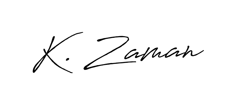 This is the best signature style for the K. Zaman name. Also you like these signature font (Antro_Vectra_Bolder). Mix name signature. K. Zaman signature style 7 images and pictures png