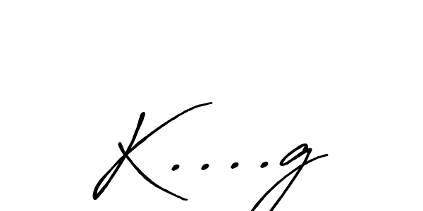 You can use this online signature creator to create a handwritten signature for the name K....g. This is the best online autograph maker. K....g signature style 7 images and pictures png