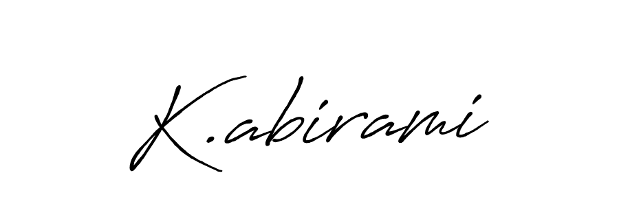 How to Draw K.abirami signature style? Antro_Vectra_Bolder is a latest design signature styles for name K.abirami. K.abirami signature style 7 images and pictures png