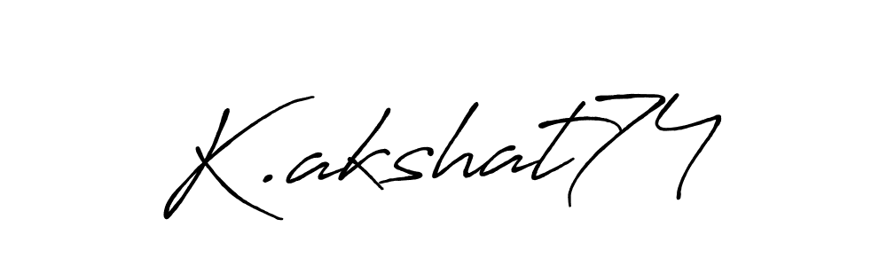 You can use this online signature creator to create a handwritten signature for the name K.akshat74. This is the best online autograph maker. K.akshat74 signature style 7 images and pictures png