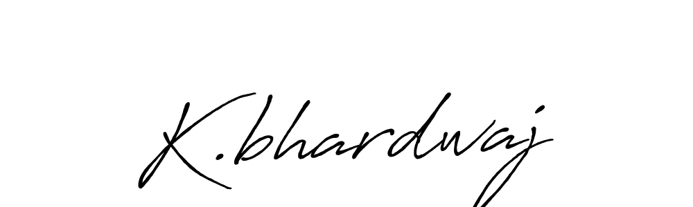 Use a signature maker to create a handwritten signature online. With this signature software, you can design (Antro_Vectra_Bolder) your own signature for name K.bhardwaj. K.bhardwaj signature style 7 images and pictures png