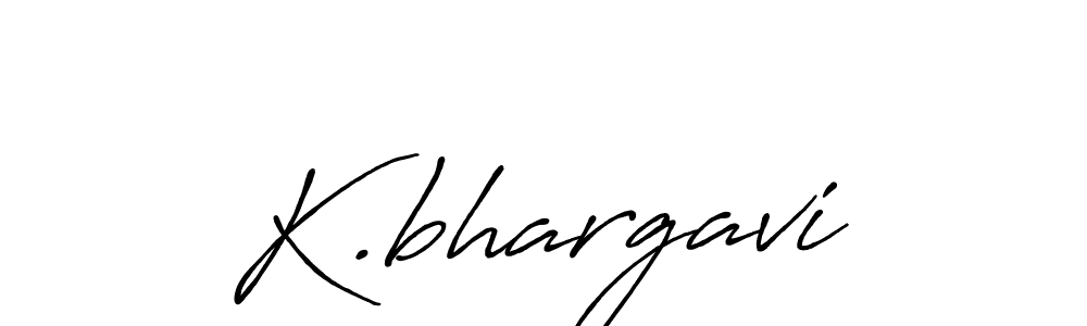 You should practise on your own different ways (Antro_Vectra_Bolder) to write your name (K.bhargavi) in signature. don't let someone else do it for you. K.bhargavi signature style 7 images and pictures png